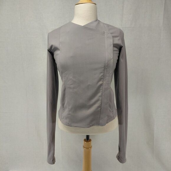 Under Armour Jackets & Blazers - Under Armour LS Gray Cropped Coat All Season Gear SZ S